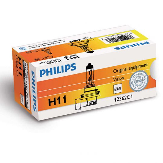 Philips Vision (+30% света) - Лампочки автомобильные Philips Vision (+30% света) - Лампочки автомобильные