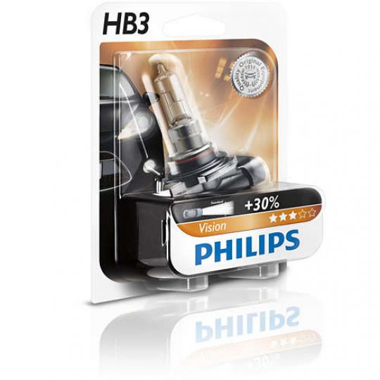Philips Vision (+30% света) - Лампочки автомобильные Philips Vision (+30% света) - Лампочки автомобильные