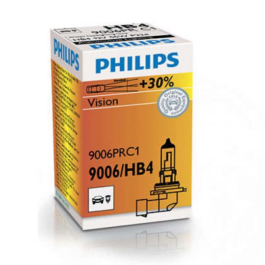 Philips Vision (+30% света) - Лампочки автомобильные Philips Vision (+30% света) - Лампочки автомобильные