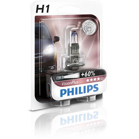Philips VisionPlus (+60% света) - Лампочки автомобильные