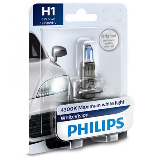 Philips WhiteVision (эффект ксенонового света) - Лампочки автомобильные