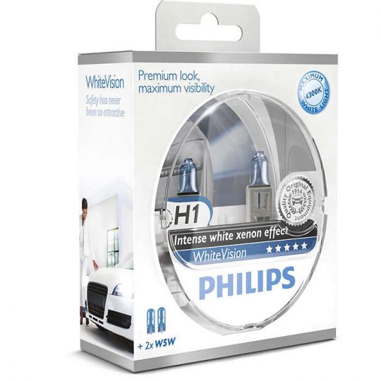 Philips WhiteVision (эффект ксенонового света) - Лампочки автомобильные