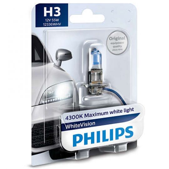 Philips WhiteVision (эффект ксенонового света) - Лампочки автомобильные