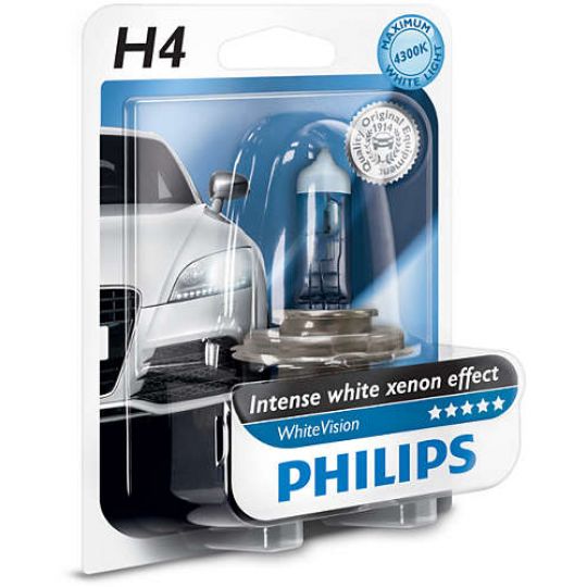 Philips WhiteVision (эффект ксенонового света) - Лампочки автомобильные