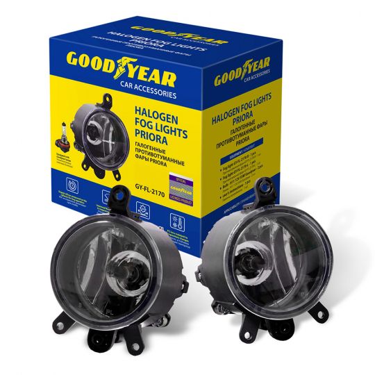 Противотуманные фары Goodyear с лампами Н11 (Lada Priora) (GY019003) Противотуманные фары Goodyear с лампами Н11 (Lada Priora) (GY019003)