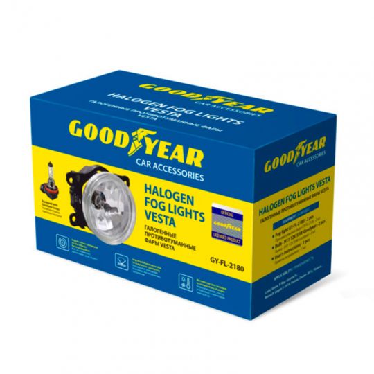 Противотуманные фары Goodyear с лампами Н11 (Lada Vesta) (GY019005) Противотуманные фары Goodyear с лампами Н11 (Lada Vesta) (GY019005)