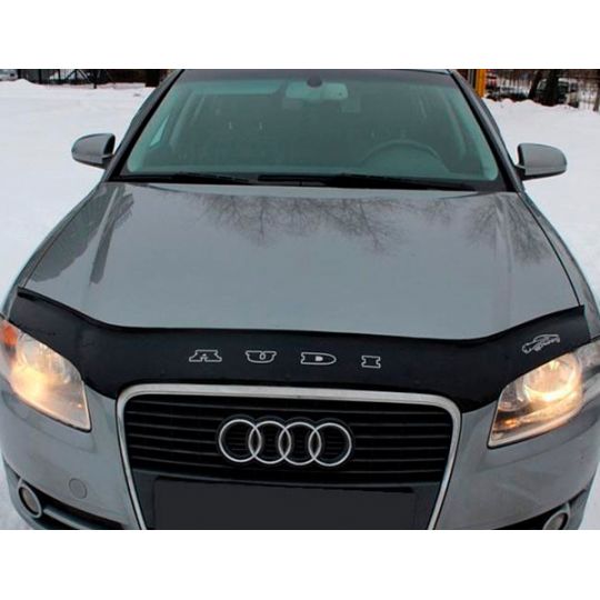 VipTuning Audi A4 B8 '07-11 Дефлектор капота "мухобойка" VipTuning Audi A4 B8 '07-11 Дефлектор капота "мухобойка"