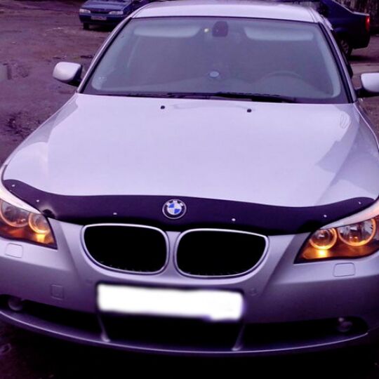 VipTuning BMW 5 (E60/E61) '03-10 Дефлектор капота "мухобойка" VipTuning BMW 5 (E60/E61) '03-10 Дефлектор капота "мухобойка"