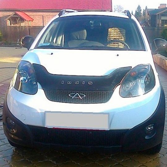 VipTuning Chery Beat (IndiS) '10- Дефлектор капота "мухобойка" VipTuning Chery Beat (IndiS) '10- Дефлектор капота "мухобойка"