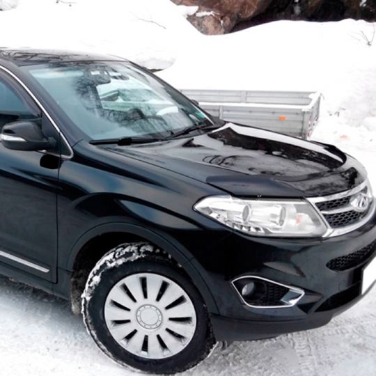 VipTuning Chery Tiggo 5 '13- Дефлектор капота "мухобойка"