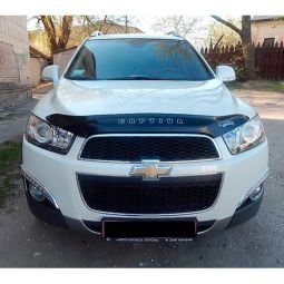 VipTuning Chevrolet Captiva '11- Дефлектор капота "мухобойка"