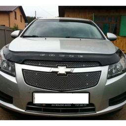 VipTuning Chevrolet Cruze II '08- Дефлектор капота "мухобойка"