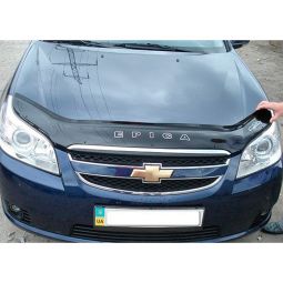 VipTuning Chevrolet Epica '06- Дефлектор капота "мухобойка" VipTuning Chevrolet Epica '06- Дефлектор капота "мухобойка"