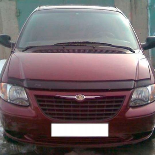VipTuning Chrysler Voyager IV '01-07 Дефлектор капота "мухобойка"