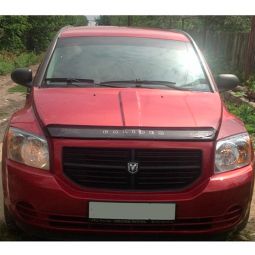 VipTuning Dodge Caliber '06-12 Дефлектор капота "мухобойка"