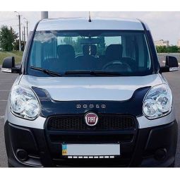 VipTuning Fiat Doblo II '10-15 Дефлектор капота "мухобойка"