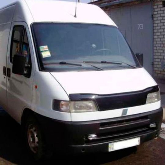 VipTuning Fiat Ducato II '94-02 Дефлектор капота "мухобойка" VipTuning Fiat Ducato II '94-02 Дефлектор капота "мухобойка"