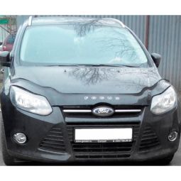 VipTuning Ford Focus III '11-15 Дефлектор капота "мухобойка"