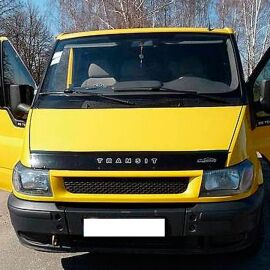 VipTuning Ford Transit V '00-06 Дефлектор капота "мухобойка"