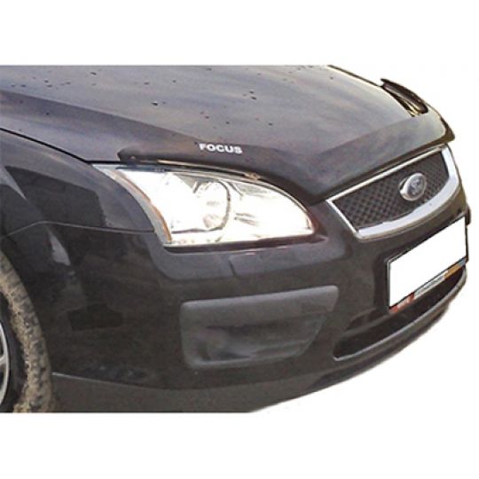 EGR Дефлектор капота "мухобойка" на FORD FOCUS II '04-08 с логотипом