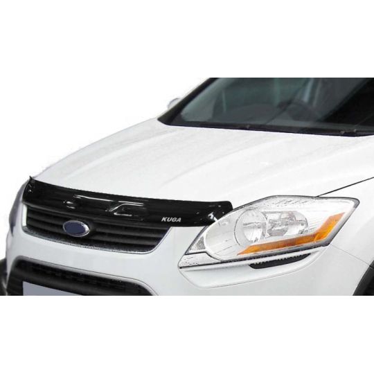 EGR Дефлектор капота "мухобойка" на FORD KUGA I '08-12 с логотипом