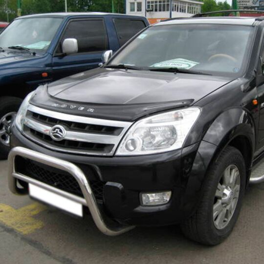 VipTuning Great Wall Hover H3 '10- Дефлектор капота "мухобойка" VipTuning Great Wall Hover H3 '10- Дефлектор капота "мухобойка"