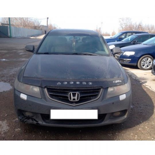 VipTuning Honda Accord VII '02-05 (с молдингом) Дефлектор капота "мухобойка" VipTuning Honda Accord VII '02-05 (с молдингом) Дефлектор капота "мухобойка"