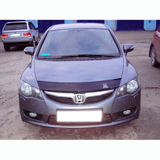 VipTuning Honda Civic VIII '06-11 седан  Дефлектор капота "мухобойка" VipTuning Honda Civic VIII '06-11 седан  Дефлектор капота "мухобойка"