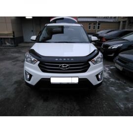 VipTuning Hyundai Creta '14- Дефлектор капота "мухобойка"