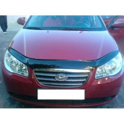 VipTuning Hyundai Elantra IV '06-11 Дефлектор капота "мухобойка"