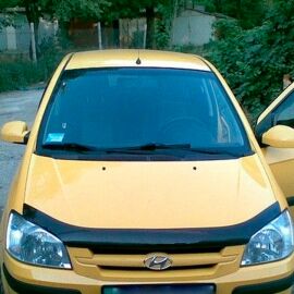 VipTuning Hyundai Getz '02-05 Дефлектор капота "мухобойка"