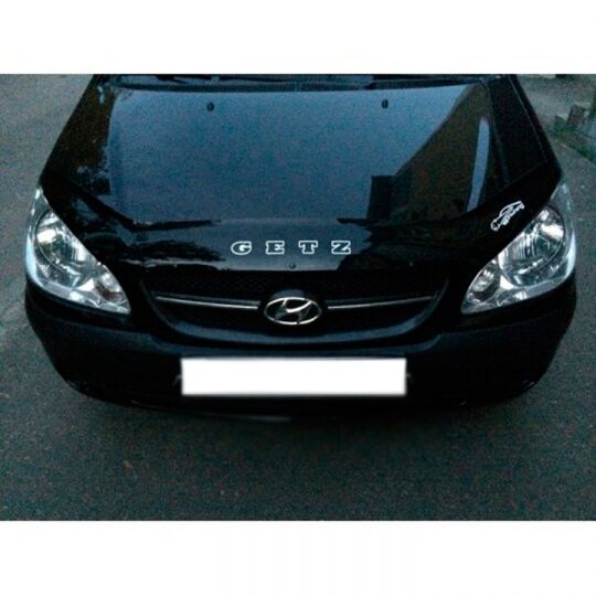 VipTuning Hyundai Getz '05-09 Дефлектор капота "мухобойка" VipTuning Hyundai Getz '05-09 Дефлектор капота "мухобойка"