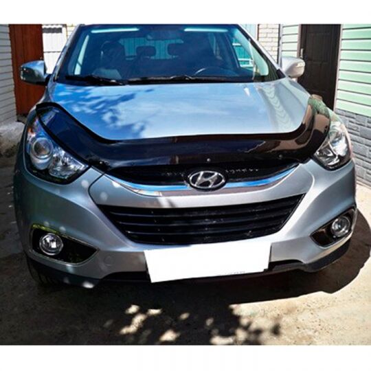 VipTuning Hyundai ix35 '10- Дефлектор капота "мухобойка" VipTuning Hyundai ix35 '10- Дефлектор капота "мухобойка"