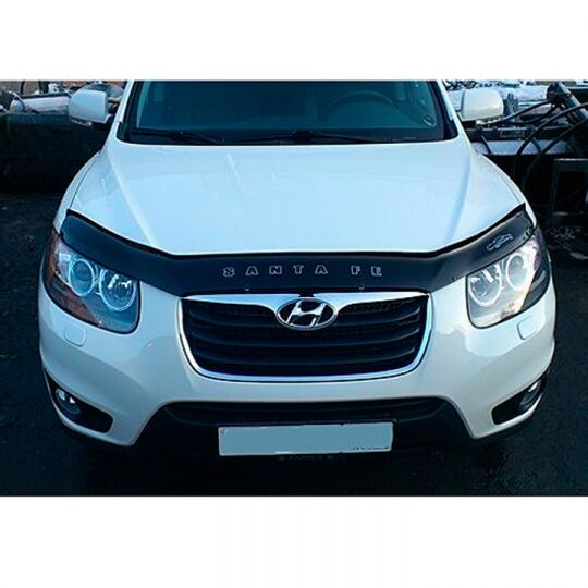 VipTuning Hyundai Santa Fe II '06-12 Дефлектор капота "мухобойка" VipTuning Hyundai Santa Fe II '06-12 Дефлектор капота "мухобойка"