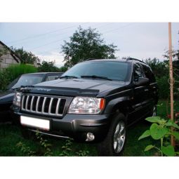 VipTuning Jeep Grand Cherokee (WJ) '98-04 Дефлектор капота "мухобойка"