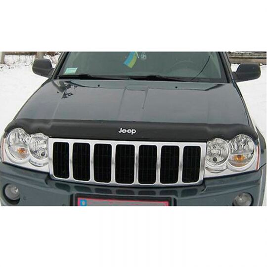 VipTuning Jeep Grand Cherokee (WK) '05-10 Дефлектор капота "мухобойка" VipTuning Jeep Grand Cherokee (WK) '05-10 Дефлектор капота "мухобойка"