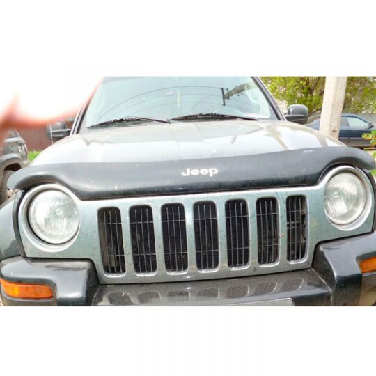 VipTuning Jeep Liberty (KJ) '01-08 Дефлектор капота "мухобойка" VipTuning Jeep Liberty (KJ) '01-08 Дефлектор капота "мухобойка"