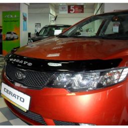 VipTuning KIA Cerato II '08-12 Дефлектор капота "мухобойка"
