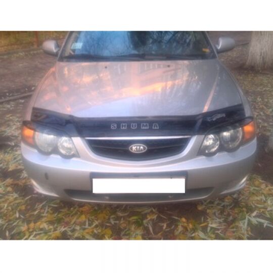 VipTuning KIA Shuma II '01-04 Дефлектор капота "мухобойка" VipTuning KIA Shuma II '01-04 Дефлектор капота "мухобойка"