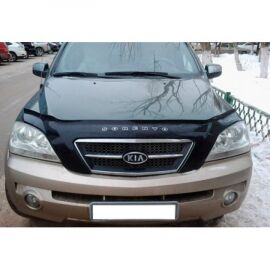 VipTuning KIA Sorento I '02-09 Дефлектор капота "мухобойка"