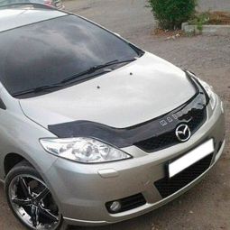 VipTuning Mazda 5 II '05-09 Дефлектор капота "мухобойка"