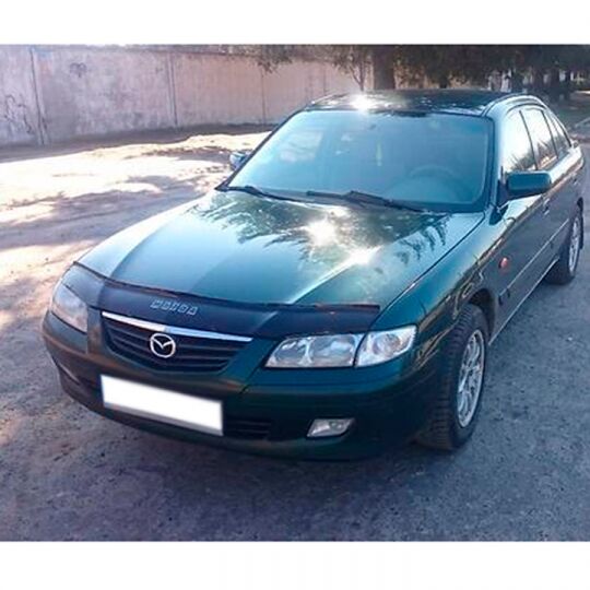 VipTuning Mazda 626 (GF/GW) '99-02 Дефлектор капота "мухобойка" VipTuning Mazda 626 (GF/GW) '99-02 Дефлектор капота "мухобойка"