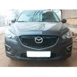 VipTuning Mazda CX-5 I '12-17 Дефлектор капота "мухобойка"