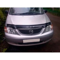 VipTuning Mazda MPV II '99-02 Дефлектор капота "мухобойка"