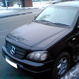 VipTuning Mercedes-Benz ML-Class (W163) '97-05 Дефлектор капота "мухобойка"