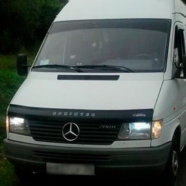 VipTuning Mercedes-Benz Sprinter (W901-905) '95-00 Дефлектор капота "мухобойка"