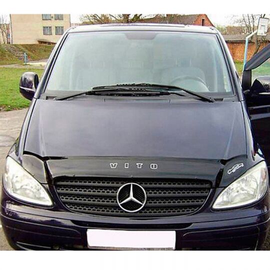 VipTuning Mercedes-Benz Vito (W639) '03-14 Дефлектор капота "мухобойка" VipTuning Mercedes-Benz Vito (W639) '03-14 Дефлектор капота "мухобойка"