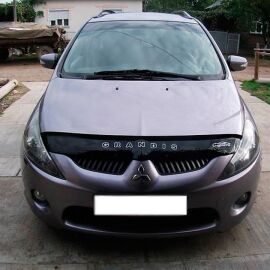 VipTuning Mitsubishi Grandis '03-11 Дефлектор капота "мухобойка"