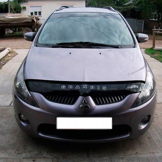 VipTuning Mitsubishi Grandis '03-11 Дефлектор капота "мухобойка" VipTuning Mitsubishi Grandis '03-11 Дефлектор капота "мухобойка"