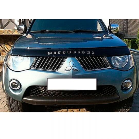VipTuning Mitsubishi L200 IV '06-15 Дефлектор капота "мухобойка" VipTuning Mitsubishi L200 IV '06-15 Дефлектор капота "мухобойка"